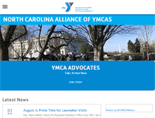 Tablet Screenshot of ncymcaalliance.org